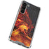 Fire Stalker Wolf by Tom Wood Galaxy S24 FE Clear Case